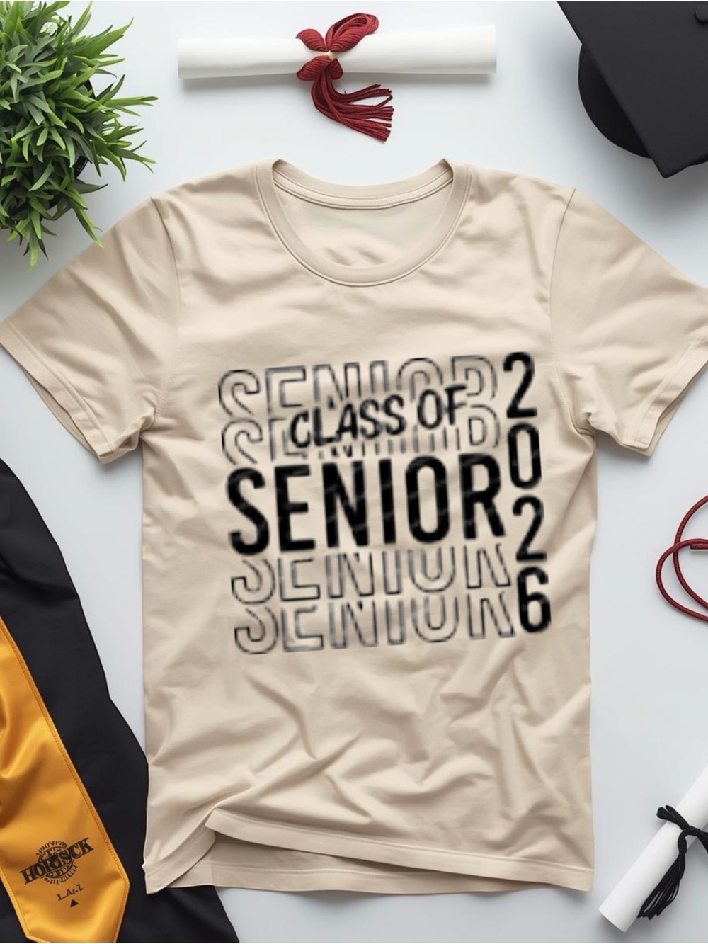 Class 2026  Graduation Senior T-shirt New made to order S M L XL graphic tee